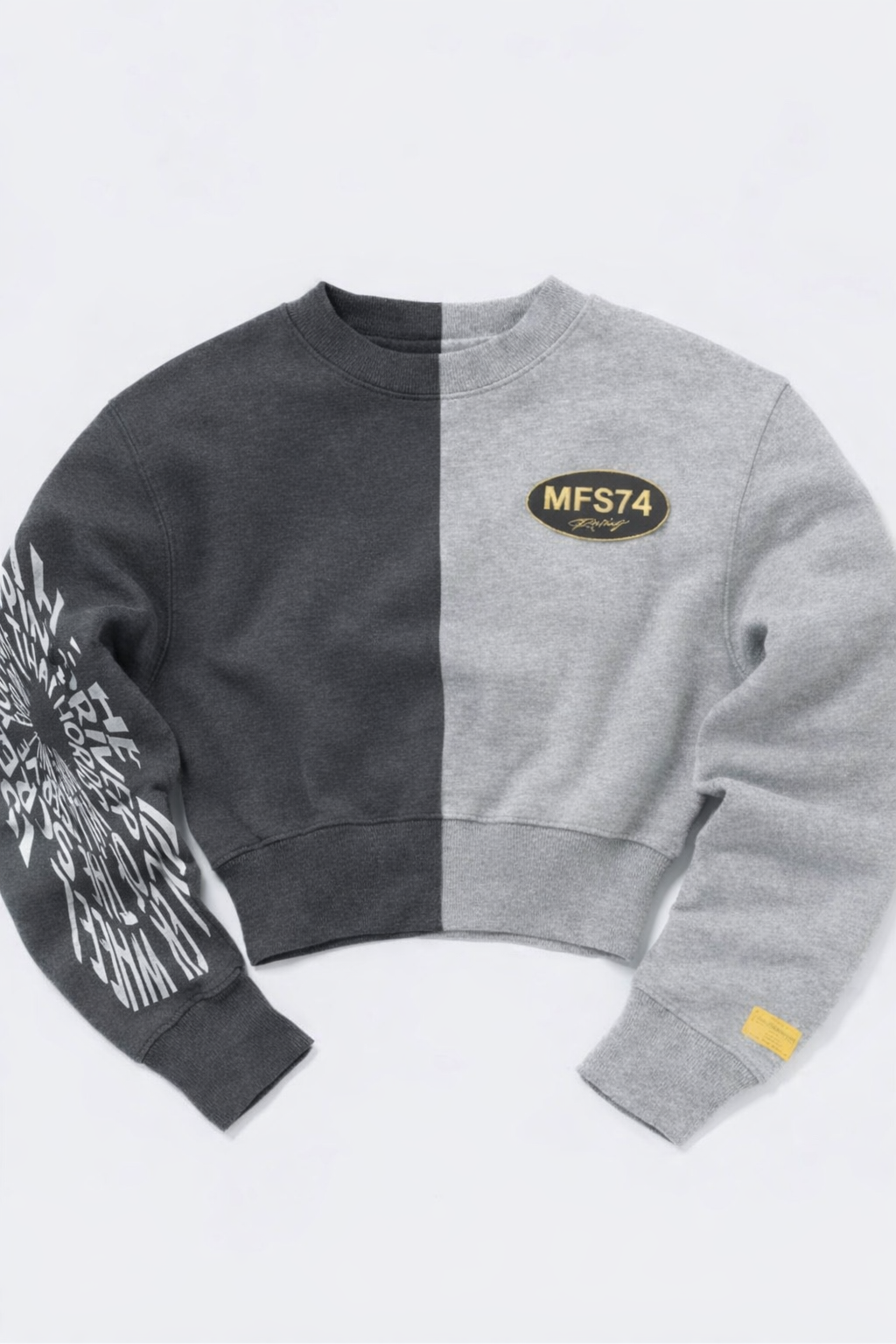 FEMALE No. 74 Concrete Crop Crewneck